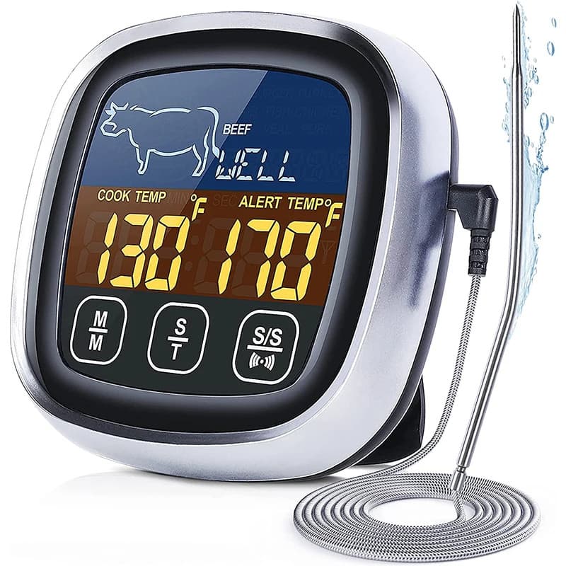 Digital Stektermometer med Trådgivare – Ugn & Grill