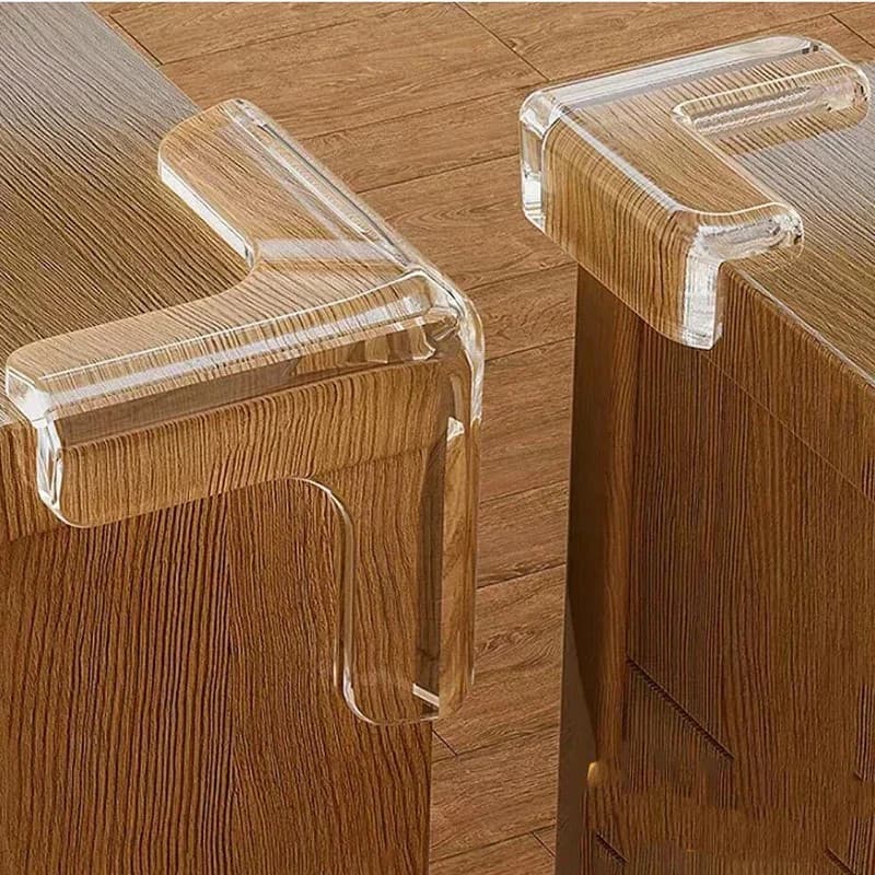 Barnsäkerhet – Hörn- och Kantsskydd i Mjuk PVC (4/10-pack)