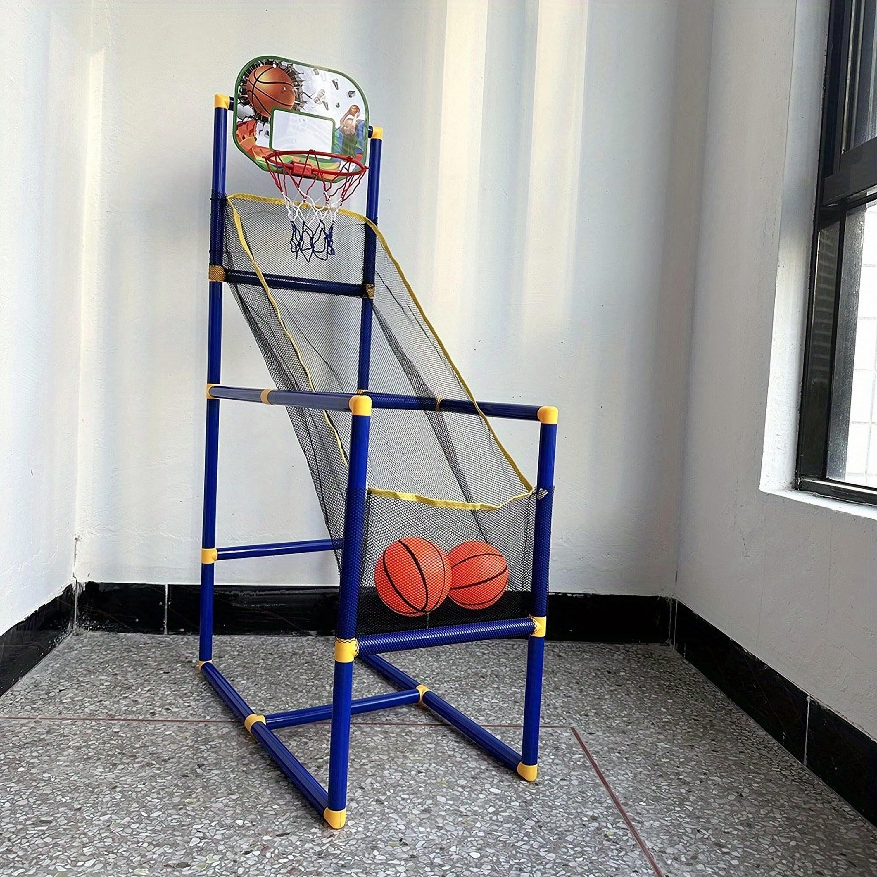 Arcade Basketbollspel för Hemmet – Justerbart, Stabil Konstruktion & Inkl. Boll