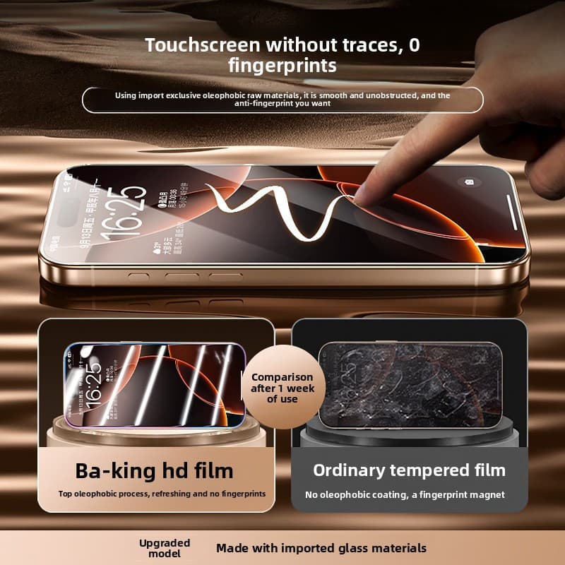 4-Pack Härdat Glas Skärmskydd för iPhone